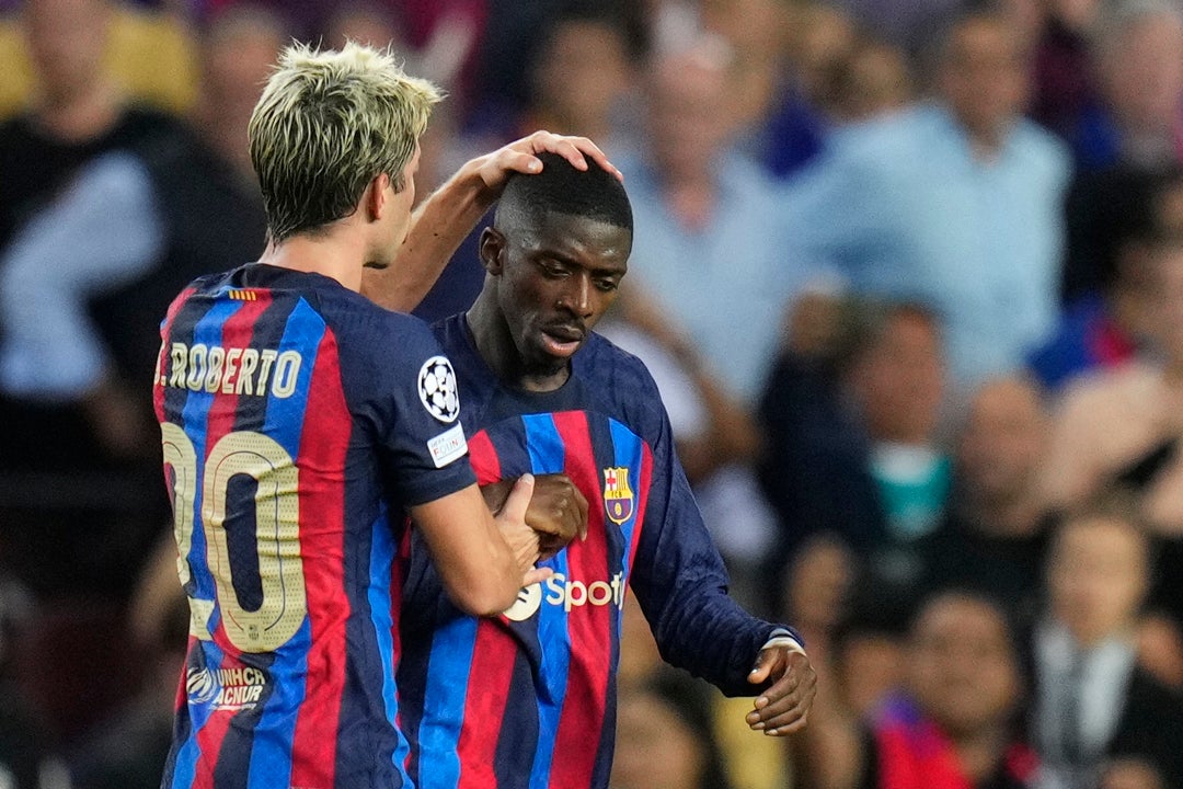 Dembélé vuelve a entrenar con el Barcelona Dembélé vuelve a entrenar con el Barcelona