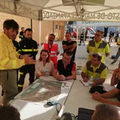 Reunión celebrada hoy en el Puesto de Mando Avanzado Reunión celebrada hoy en el Puesto de Mando Avanzado