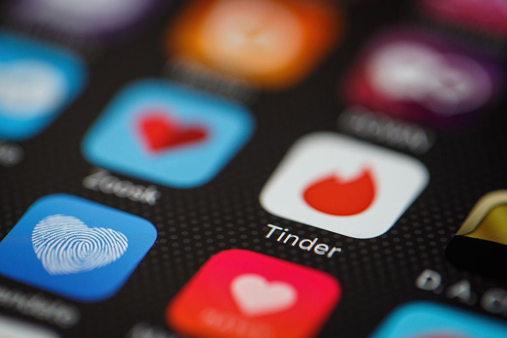 Aplicación Tinder Aplicación Tinder