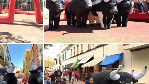 una de las citas de fiestas, el encierro infantil