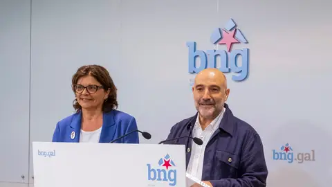 l diputado electo del bng, Néstor Rego, acompañado por la senadora electa del bng Carme da Silva, da una rueda de prensa este miércoles en Santiago de Compostela. l diputado electo del bng, Néstor Rego, acompañado por la senadora electa del bng Carme da Silva, da una rueda de prensa este miércoles en Santiago de Compostela.