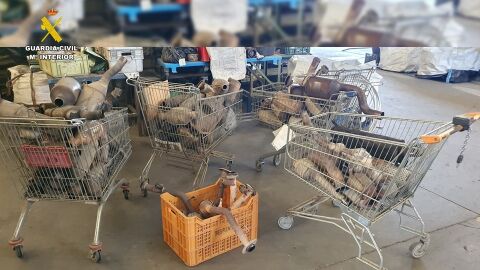 Los catalizadores que han sido recuperados Los catalizadores que han sido recuperados