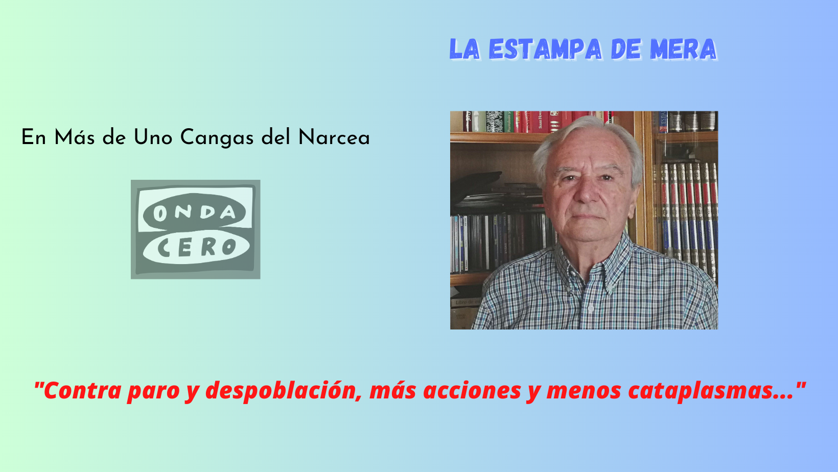 Contra paro y despoblación, más acciones y menos cataplasmas Contra paro y despoblación, más acciones y menos cataplasmas
