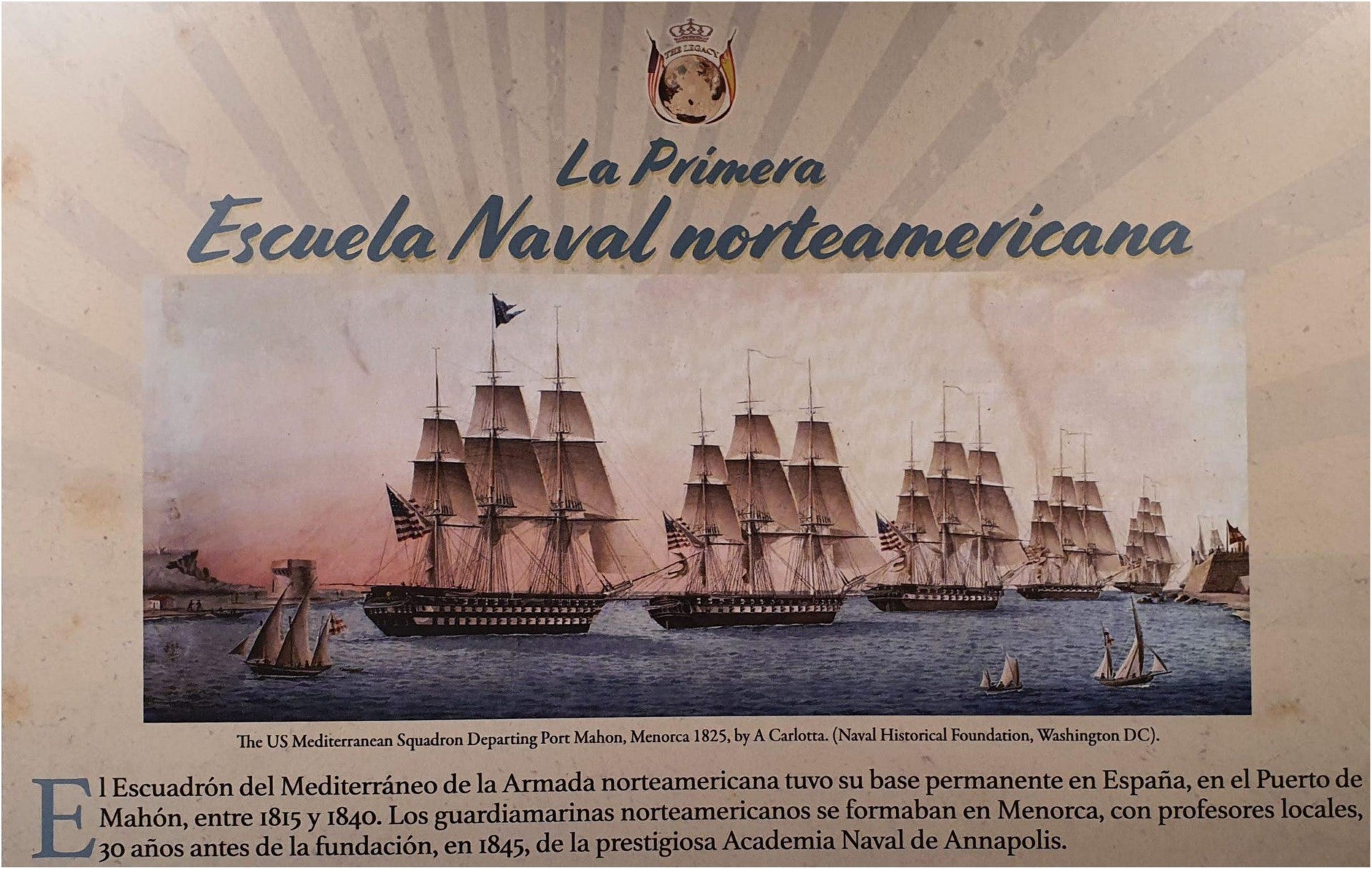 La Mola acoge desde este jueves la exposición 'El Legado Español en los Estados Unidos de América' La Mola acoge desde este jueves la exposición 'El Legado Español en los Estados Unidos de América'