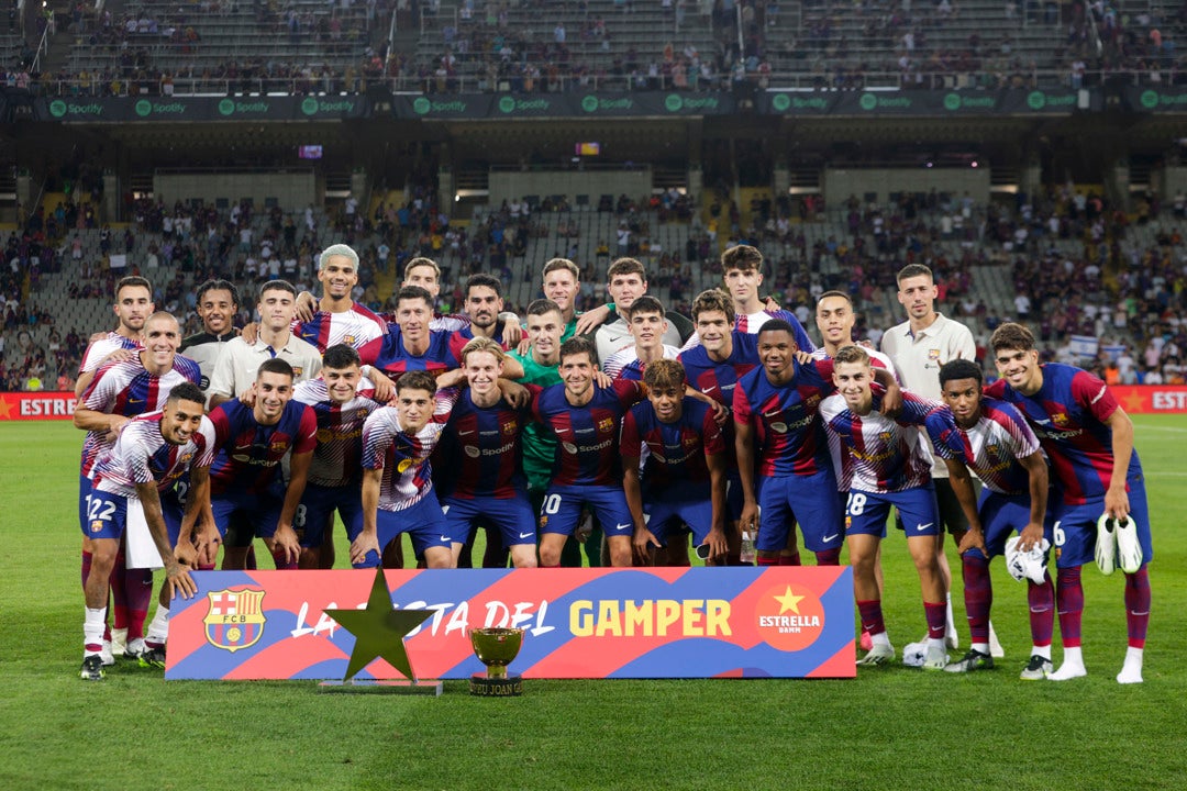 Los jóvenes le dan el Gamper al Barcelona Los jóvenes le dan el Gamper al Barcelona