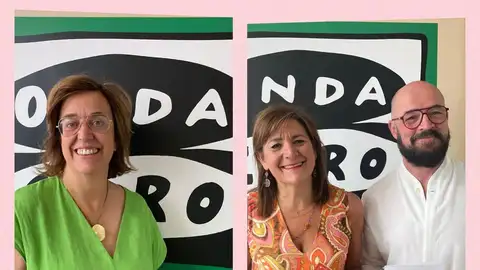 Ángeles Armisén, presidenta de la Diputación de Palencia y Rosa Aldea y Jorge Aldea de la Fundación Cardenal Cisneros Palencia