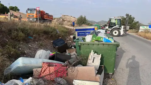 Los residuos por las calles de Villena. Los residuos por las calles de Villena.