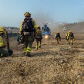 Estabilizado el incendio forestal de Valencia de Alcántara que habría afectado a 410 hectáreas
