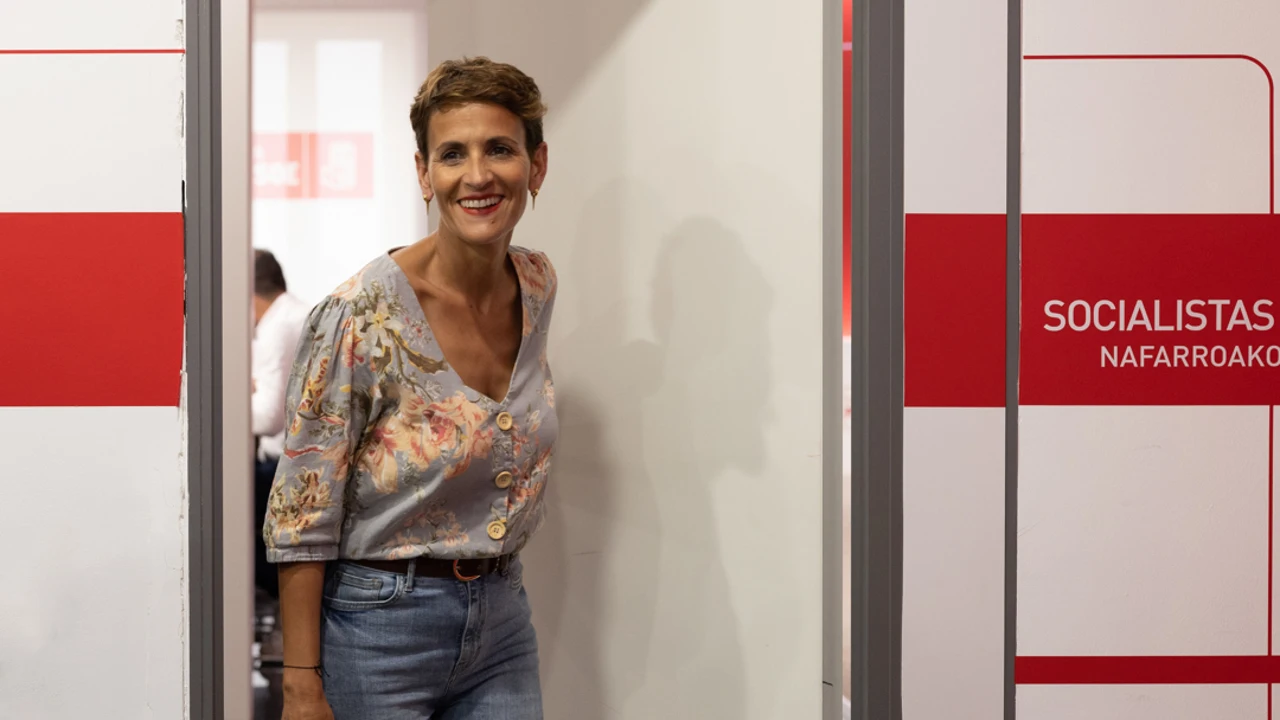 Imagen de archivo de la presidenta del Gobierno de Navarra en funciones, María Chivite.
