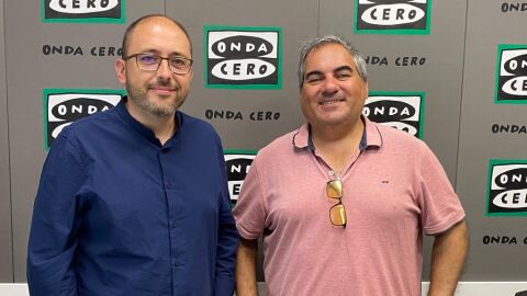 Ram&oacute;n Lorente y Juanjo Ivorra de la Uni&oacute; Musical de La Nuc&iacute;a