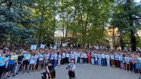 Parking calle Sangüesa Protesta vecinal