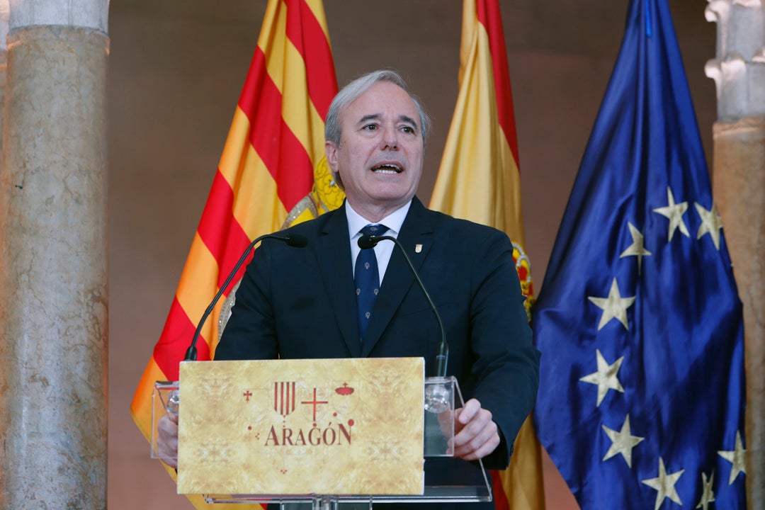 Jorge Azcón toma posesión de su cargo como presidente de Aragón Jorge Azcón toma posesión de su cargo como presidente de Aragón