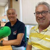 Luis Ángel Pérez y Jaime Valdeolmillos de la "Asociación Viejo Castillo"