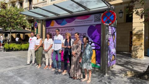 El punto morado del Ayuntamiento de San Sebasti&aacute;n en el Boulevard