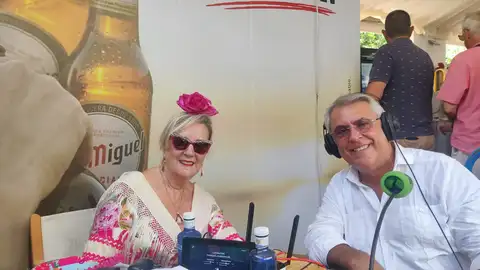 Rafael Prado con Onda Cero Málaga en la Plaza de la Constitución Rafael Prado con Onda Cero Málaga en la Plaza de la Constitución