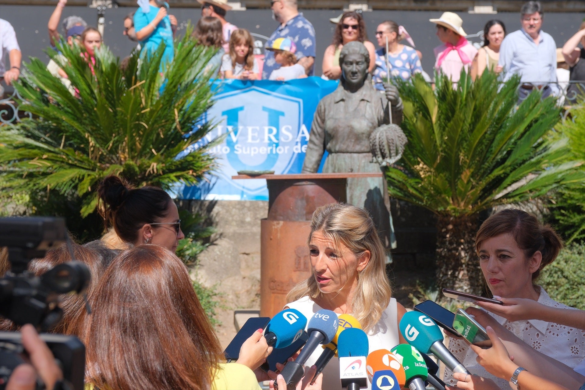 Yolanda Díaz insiste en que el 23J "las urnas hablaron" para "conformar un gobierno progresista" Yolanda Díaz insiste en que el 23J "las urnas hablaron" para "conformar un gobierno progresista"