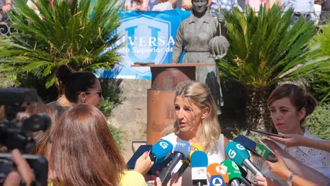 Yolanda Díaz insiste en que el 23J "las urnas hablaron" para "conformar un gobierno progresista" Yolanda Díaz insiste en que el 23J "las urnas hablaron" para "conformar un gobierno progresista"