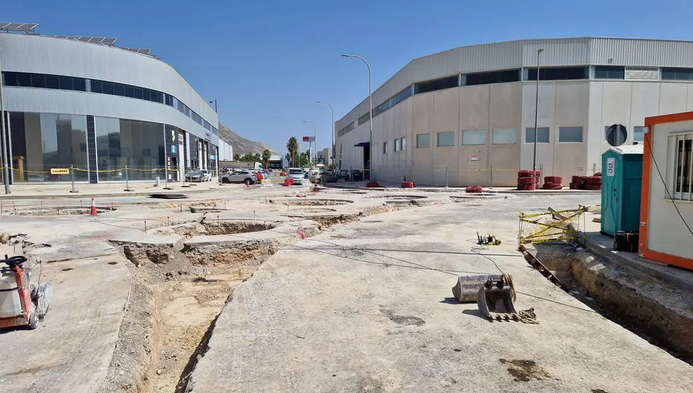 Las obras avanzan en Las Atalayas Las obras avanzan en Las Atalayas