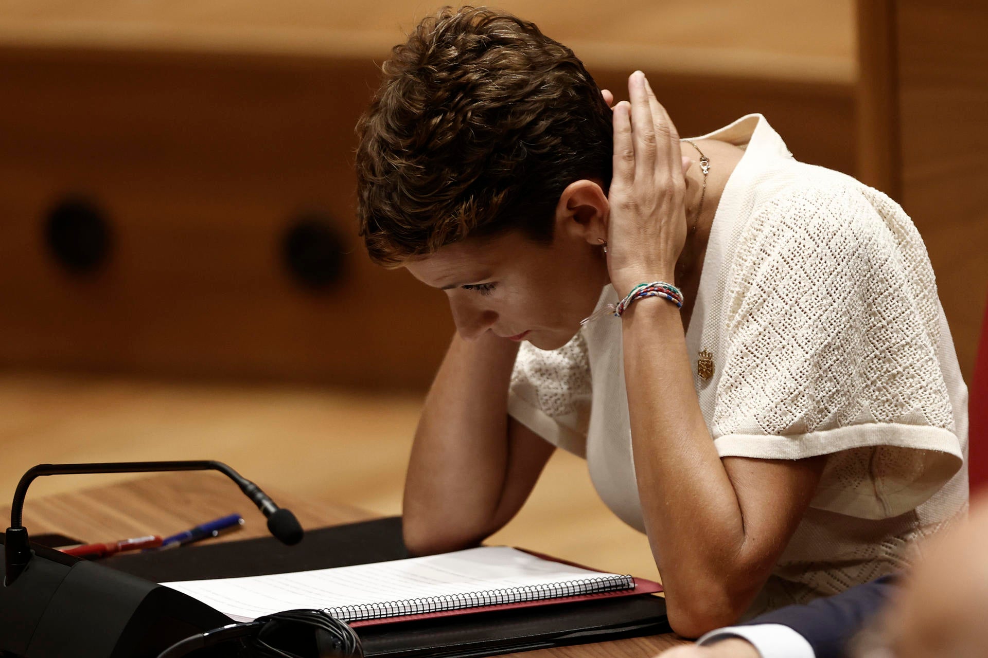 María Chivite necesitará de una segunda votación al no conseguir la mayoría absoluta María Chivite necesitará de una segunda votación al no conseguir la mayoría absoluta