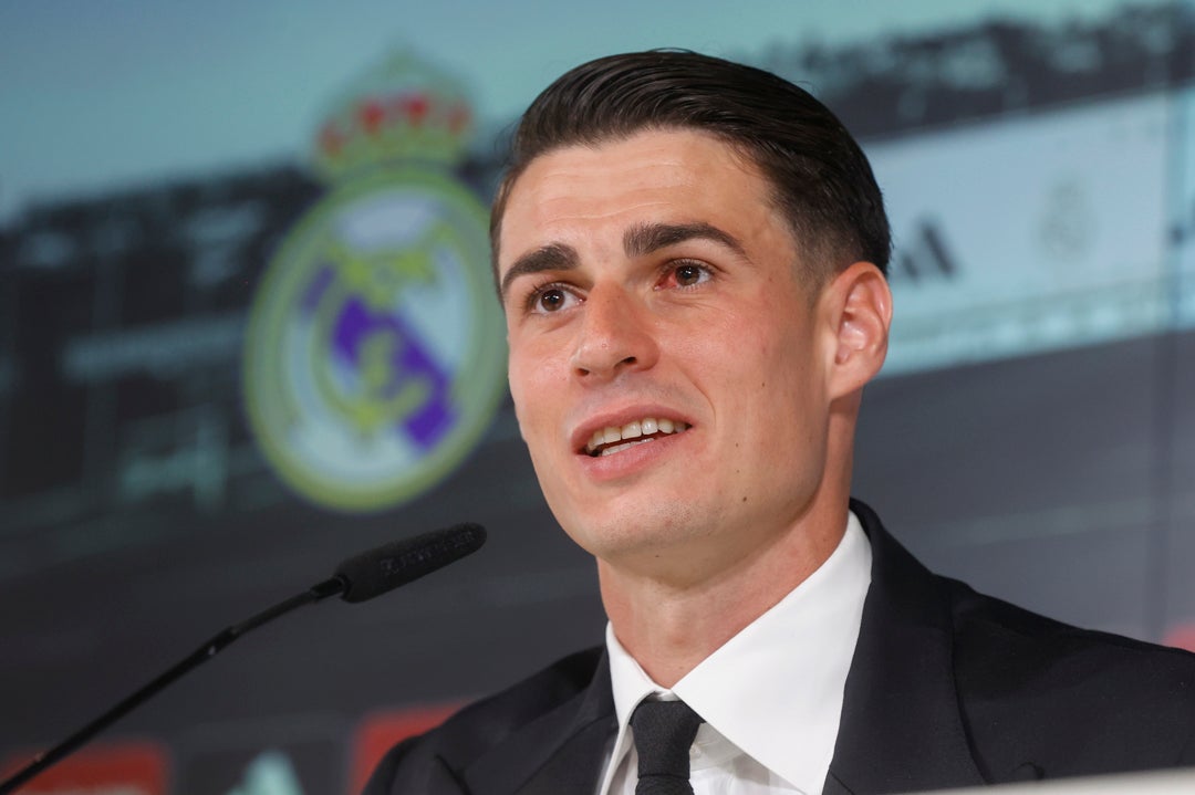 Kepa: "Deseo hacer la leyenda del Real Madrid aún más grande" Kepa: "Deseo hacer la leyenda del Real Madrid aún más grande"
