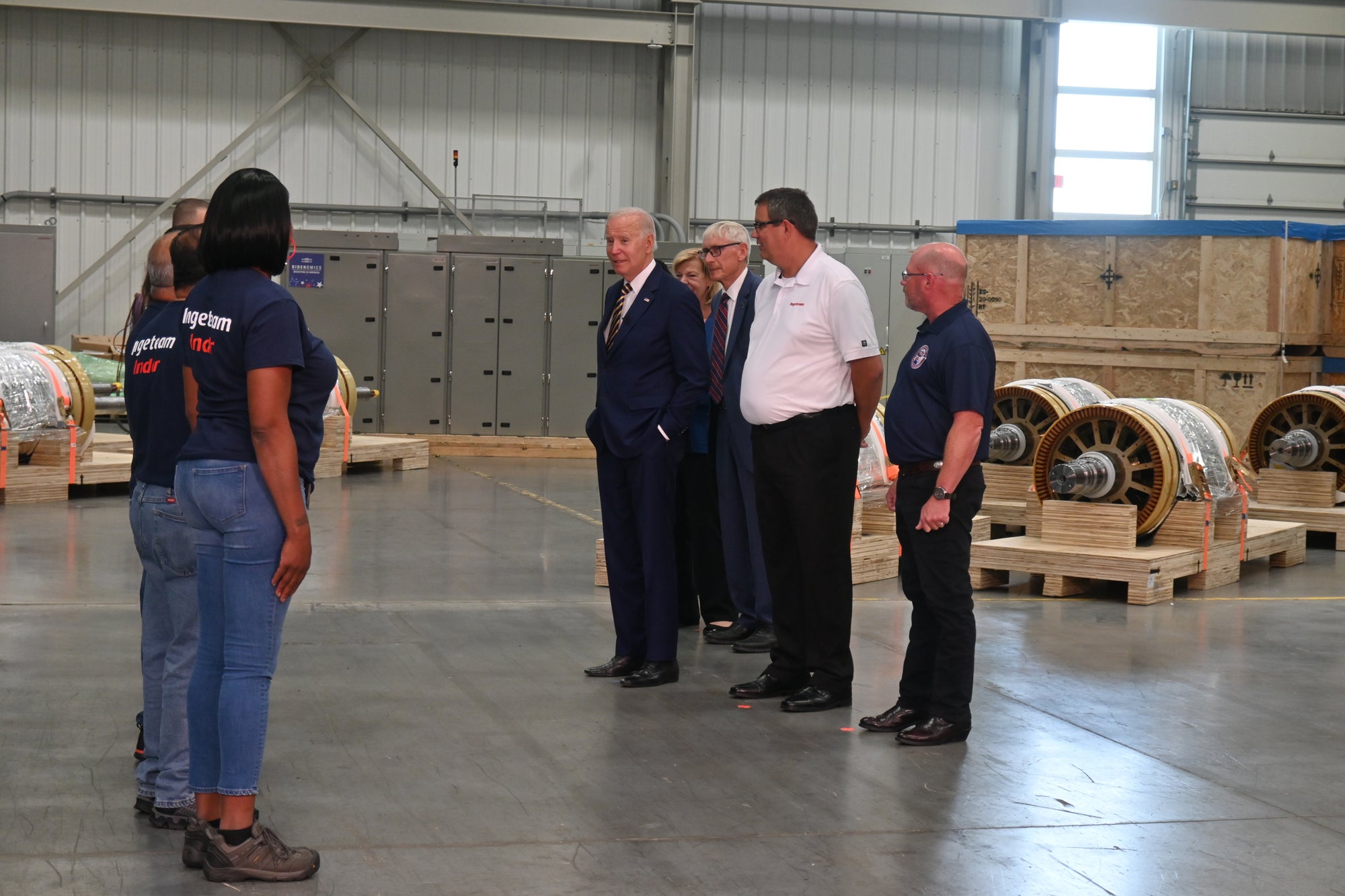 El presidente de Estados Unidos, Joe Biden, visita la planta de Ingeteam en Milwaukee El presidente de Estados Unidos, Joe Biden, visita la planta de Ingeteam en Milwaukee