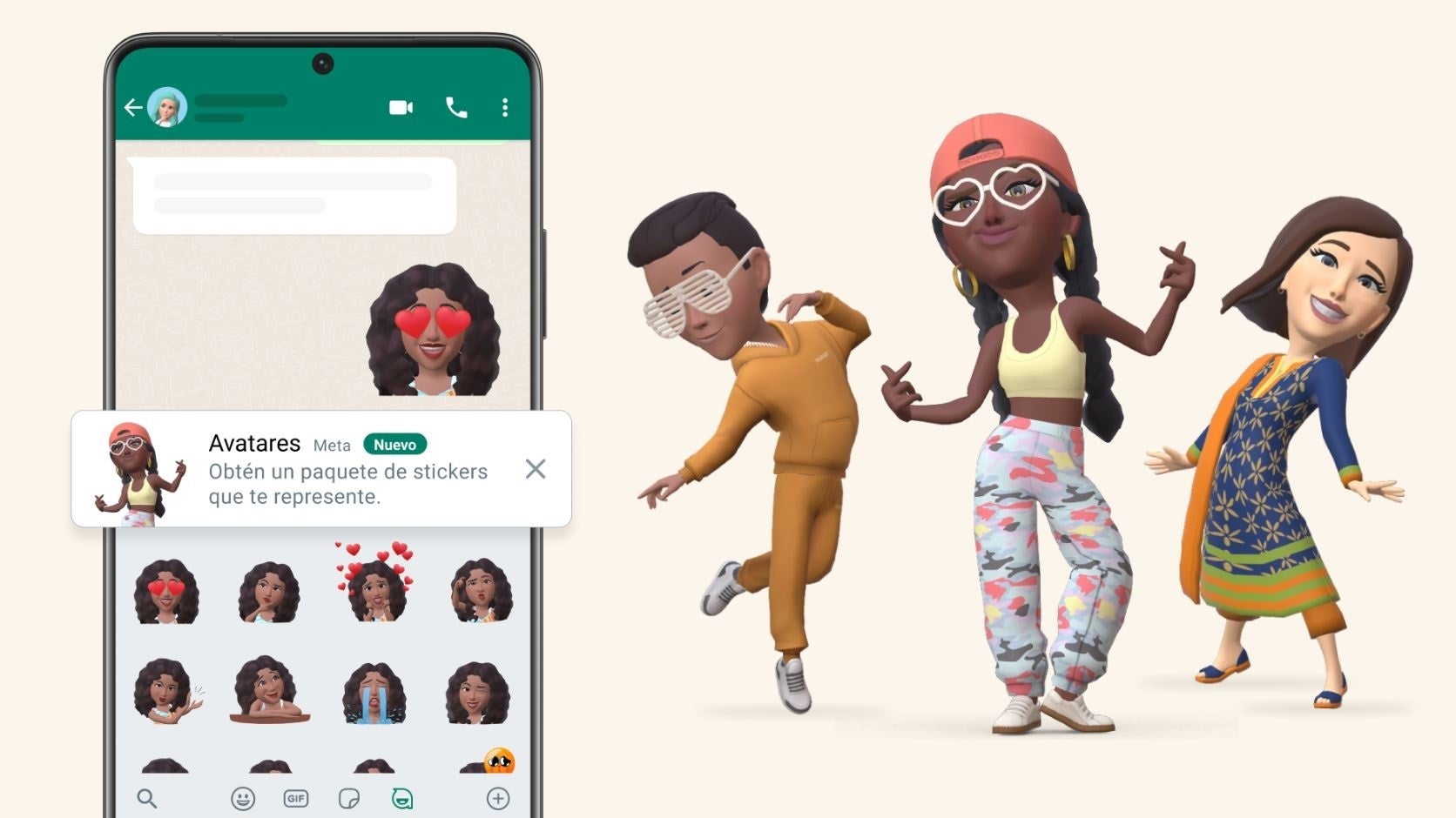 WhatsApp prueba una función para crear 'stickers' con inteligencia artificial WhatsApp prueba una función para crear 'stickers' con inteligencia artificial