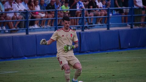 Iker Piedra, portero del Real Murcia 23-24 durante la pretemporada