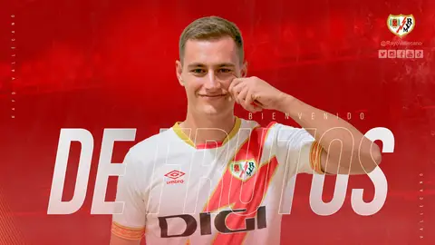 De Frutos ya es oficialmente futbolista del Rayo Vallecano De Frutos ya es oficialmente futbolista del Rayo Vallecano