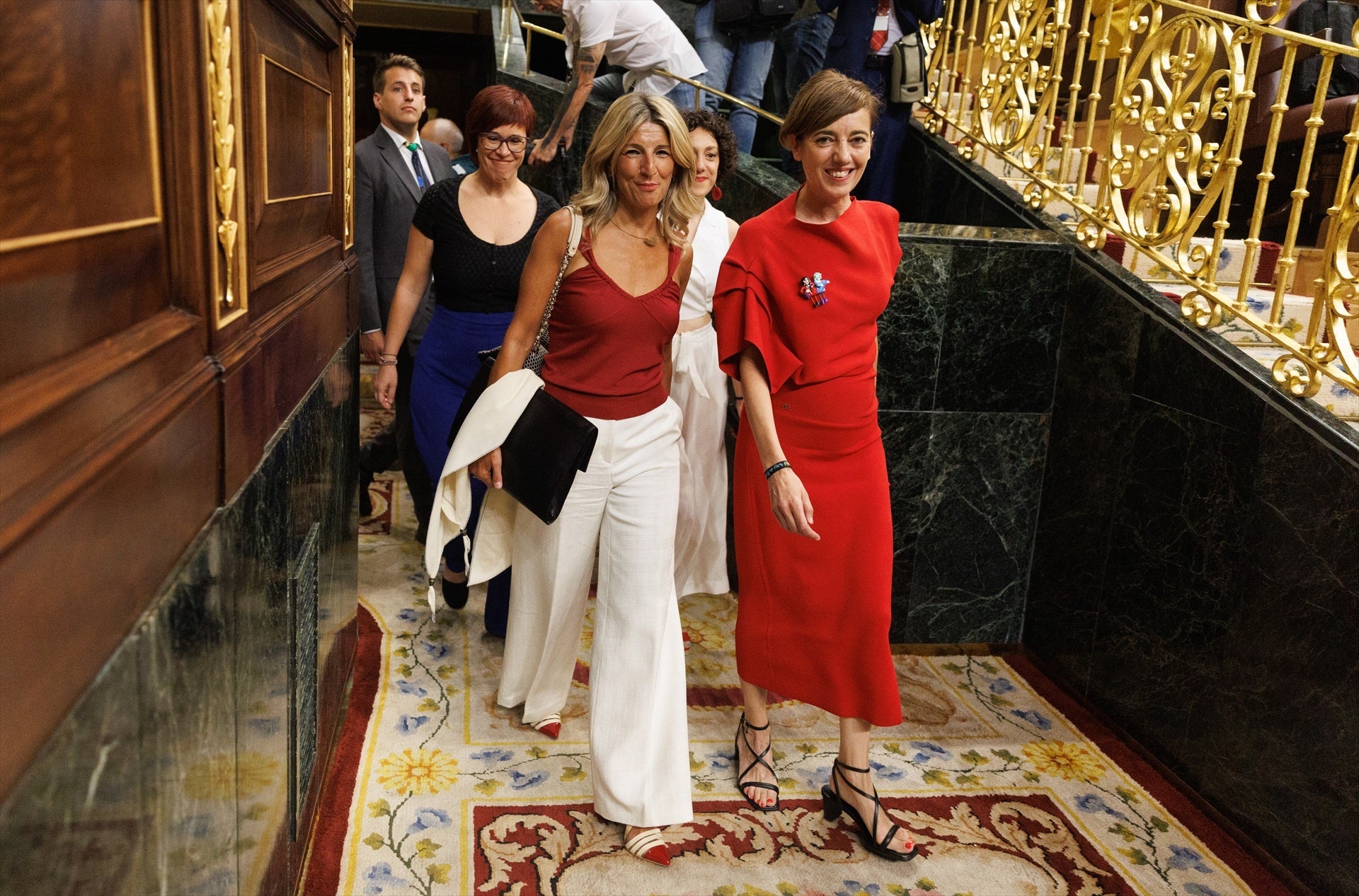 Yolanda Díaz asegura que el acuerdo con Junts sobre la Mesa del Congreso no implica un pacto de investidura Yolanda Díaz asegura que el acuerdo con Junts sobre la Mesa del Congreso no implica un pacto de investidura