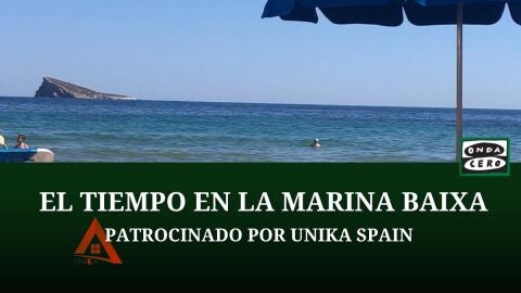 Tiempo soleado en la Marina Baixa con intenso bochorno por la humedad