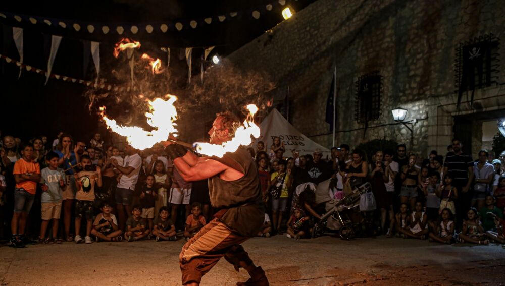 Una imagen del Mercado Pirata en el castillo de Santa Bárbara 