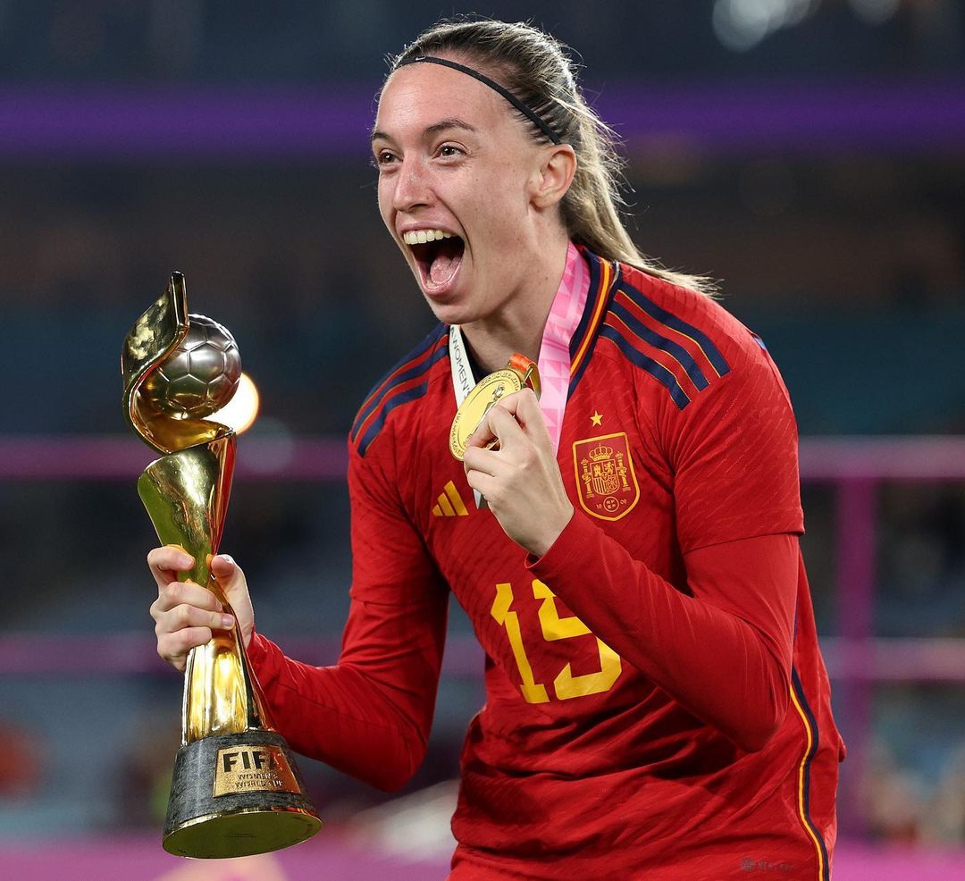 La yeclana Eva Navarro, campeona del mundo de fútbol con la selección española La yeclana Eva Navarro, campeona del mundo de fútbol con la selección española
