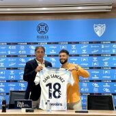 Dani Sánchez presentado como nuevo jugador del Málaga CF