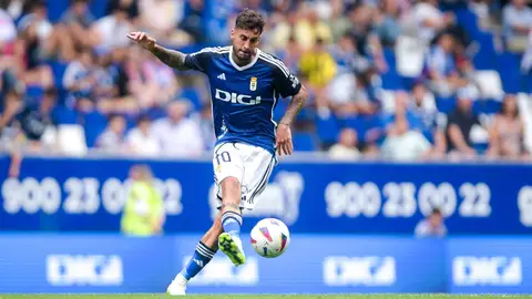 Victor Camarasa, en el partido ante el Racing de Ferrol Victor Camarasa, en el partido ante el Racing de Ferrol