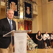 Paco Cañizares durante el acto de nombramiento de Ciudadanos Ejemplares Paco Cañizares durante el acto de nombramiento de Ciudadanos Ejemplares