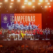 La Selección se da un baño de gloria en Madrid para celebrar el Mundial