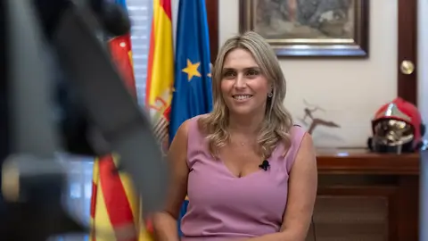 Marta Barrachina durante una entrevista para ÀPunt Marta Barrachina durante una entrevista para ÀPunt