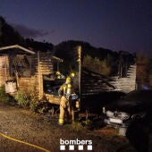 Muere una menor al incendiarse un bungalow en un camping de Montblanc, Tarragona