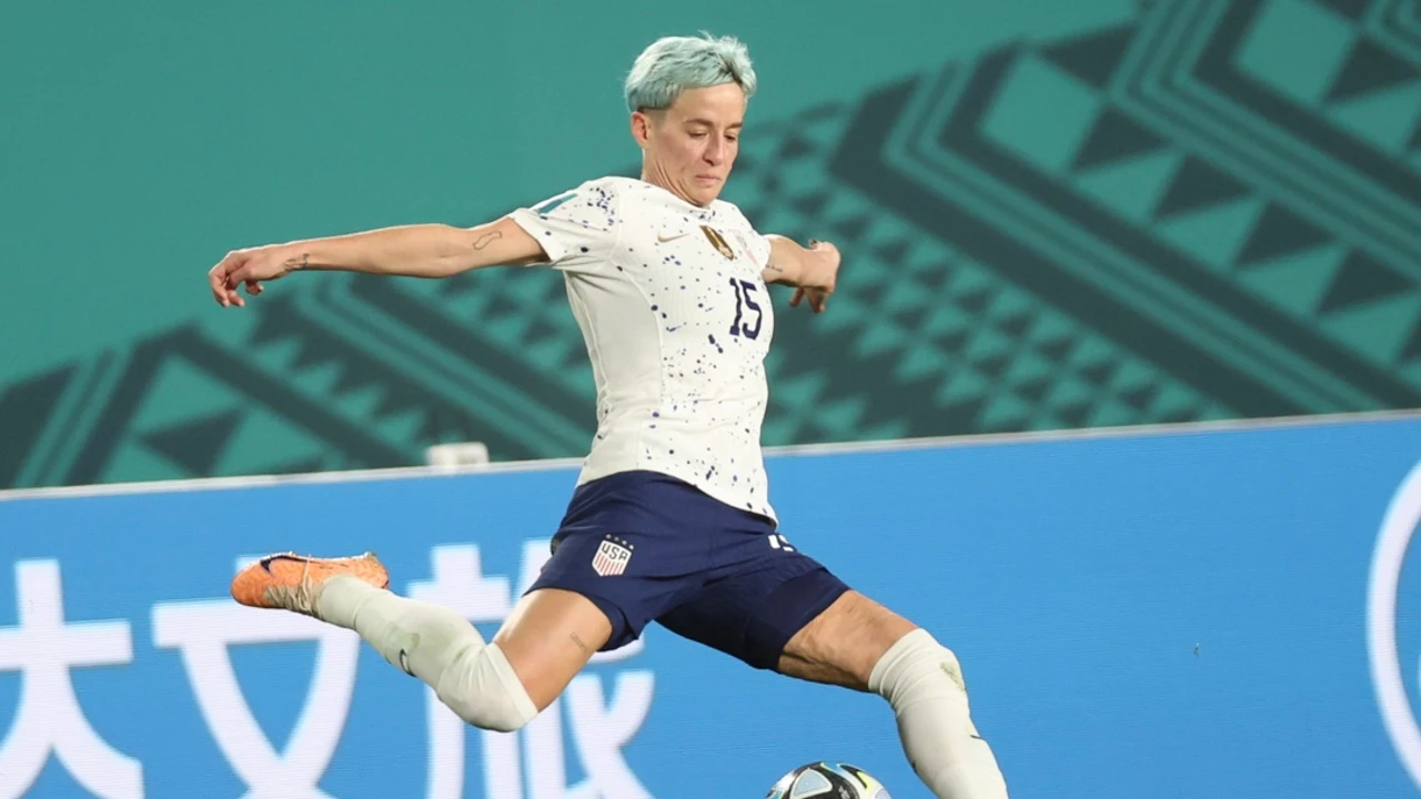 imagen de Megan Rapinoe, doble campeona del mundo con la selección femenina de Estados Unidos.