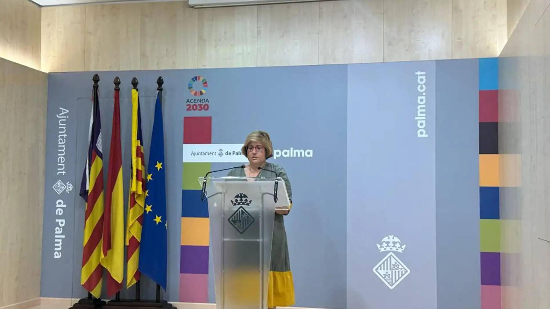La teniente de alcalde de Hacienda, Función Pública y Gobierno Interior del Ayuntamiento de Palma, Mercedes Celeste