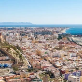 Panorámica de la ciudad de Almería Panorámica de la ciudad de Almería