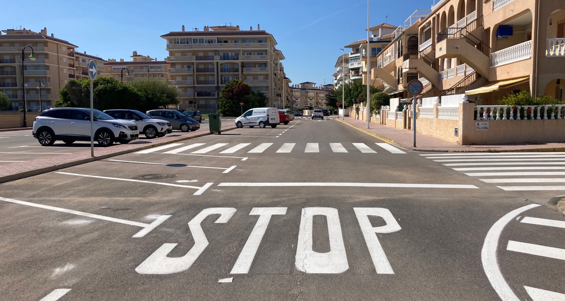 Torrevieja ejecuta casi el 70% de el repintado de las marcas viales en todo el termino Torrevieja ejecuta casi el 70% de el repintado de las marcas viales en todo el termino