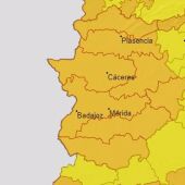 Toda Extremadura estará este miércoles con aviso naranja por calor, con máximas que podrían superar los 43ºC
