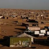 Campamento refugiados saharauis en Tinduf. Campamento refugiados saharauis en Tinduf.