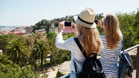 Turistas en Málaga Turistas en Málaga