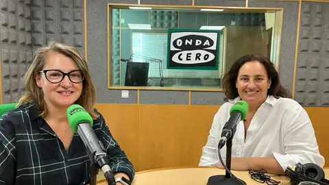 Lorena Bembibre con Juana Fernández, ingeniera de telecomunicaciones y la responsable de Inovación Digital y Aplicaciones de Microsoft en Nueva York. Lo en las nubes