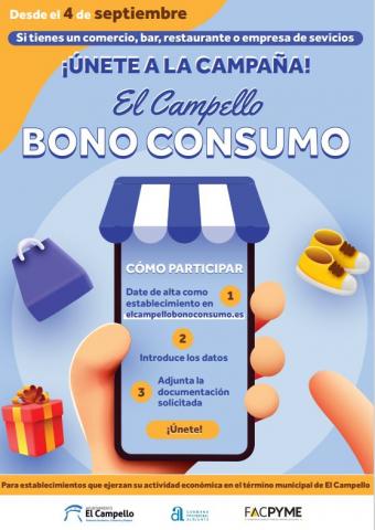 El Campello destina más de 300.000 euros a su nueva campaña de ‘bonos consumo’ El Campello destina más de 300.000 euros a su nueva campaña de ‘bonos consumo’