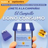 Cartel de la nueva campaña de 'Bono Comercio' en El Campello 