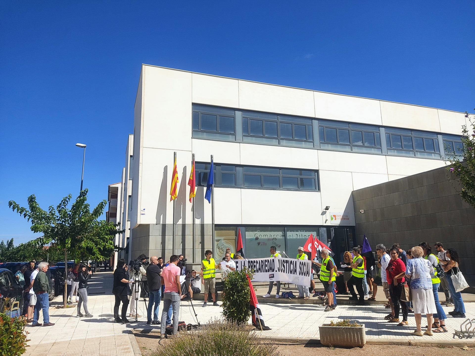 Los trabajadores de la recogida de basuras en el Jiloca seguirán en huelga Los trabajadores de la recogida de basuras en el Jiloca seguirán en huelga