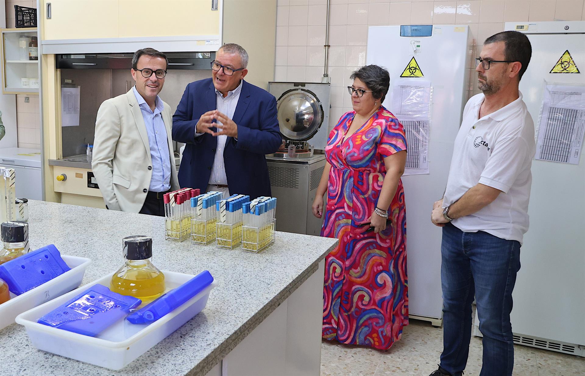 El presidente de la Diputación de Badajoz visita Ctaex y conoce los "importantes proyectos" que desarrolla El presidente de la Diputación de Badajoz visita Ctaex y conoce los "importantes proyectos" que desarrolla